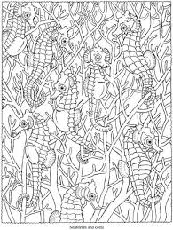 Sea animals coloring pages for adults. Coloring Pages