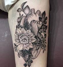 Inking your skin is commitment alone. 10 Inspiring Heart Tattoos Heart Tattoo Human Heart Tattoo Anatomical Heart Tattoo