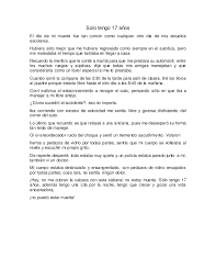 Solo tengo 17 años… 20 abril 2012 por arturo g. Solo Tengo 17 Anos Poema