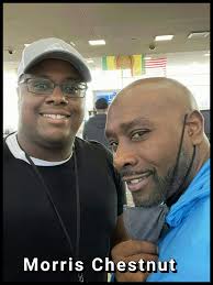 Y'all this post might not get approved🤣🤣 but can we pause a minute to  look at this finnnne chocolate man, Morris Chestnut!! I He aint in Tubi  movies but he is one