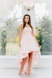 Momentan gefallen ihr die abendkleider vorne kurz hinten lang am besten. Cocktailkleid Vorne Kurz Hinten Lang In Rosa Oder Anderen Farben Kleiderfreuden