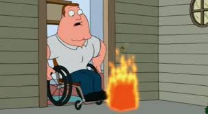Aahhh can't touch me, can't touch me just like the bad guy from. Joe Swanson Family Guy Wiki Fandom