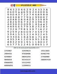 She has found this puzzle very entertaining and fun to put together. Number Search Puzzle Word Find Teaching Math Free Word Search Puzzles