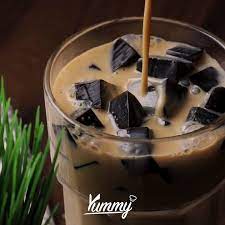 Cincau Milk Tea Video Ide Makanan Makanan Resep Minuman