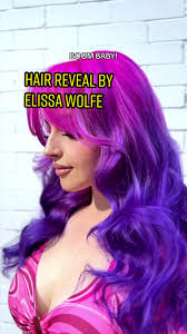 Replying to @eldermillennialphoe hair vlog: summer hair transformation with  @elissa wolfe 💖💜 #vialsss #hairvlog #hairstyle #HairByElissa #haircolor  #hairsalon #pinkhair #purplehair #bleachedhair ...