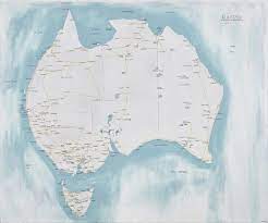 First Map Of Australia Landscape – Mapped: Noel Mckenna's Quirky Cartography — Art Guide Australia