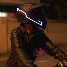 Led Motorcycle Helmet American Legend Rider Motorcycle Helmets Cool Motorcycle Helmets Motorcycle