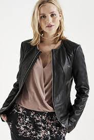 Soft Collarless Leather Jacket Collarless Leather Jacket Leather Jacket Leather Jacket Outfits