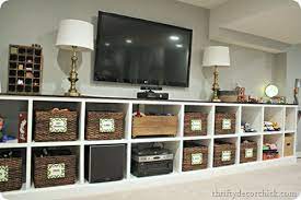 They fit a lot of toys and they are great for hiding them. Living Room Toy Storage Ideas Organised Pretty Home