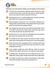 Kumpulan soal matematika smp kelas 7 semester 1. Kunci Jawaban Buku Senang Belajar Matematika Kelas 5 Kurikulum 2013 Revisi 2018 Halaman 31 32 33 Kunci Soal Matematika