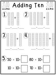 Adding Ten Math Math School Math Lessons