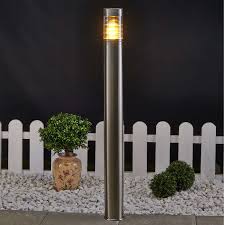 Borne Lumineuse Enja En Inox En 2020 Luminaire Exterieur Eclairage Exterieur Led Luminaire