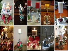 Christmas Glass Wine Centerpieces Christmas Pinterest Christmas Table Decorations Wine Glass Snow Globe Christmas Table Settings