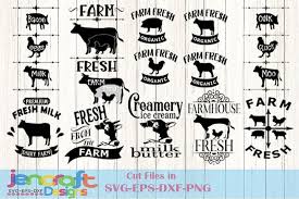 Farm Svg Cow Svg Farm Sign Design Farm Labels Kitchen Svg 120522 Svgs Design Bundles Farm Fresh Milk Farmhouse Decor Sign Design