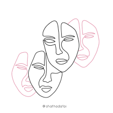 Line Faces By Shatha Al Dafai Shathadafai For Enquiries Kindly Contact Me Through Email Shatha Dafai Gmail Com Line Art Drawings Art Prints Boho Line Artwork