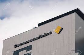 The commonwealth bank of australia ltd. Brisbane Queensland Australia 26th Jan 2020 Commonwealth Bank Cba Or Common Bank Sign Hanging On The