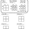 8 first split the candy bar lengthwise into 4 equal pieces as shown. 1