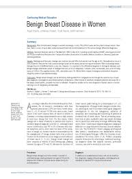 Strategies for preventing breast cancer change as you age. Benign Breast Disease In Women 19 08 2019