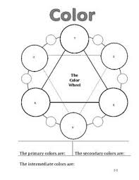 Elements Of Art Workbook Pages 2nd 3rd Grade Elements Of Art Homeschool Art Art Lessons Elementary