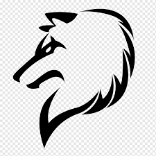 First, draw in circles from where the main sections of the wolf is. Black Wolf Head Illustration Lone Wolf Dog Drawing Wolf Avatar Animals Leaf Carnivoran Png Pngwing