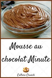 Mousse Au Chocolat Minute A 3 Ingredients La Recette Facile En 2020 Mousse Au Chocolat Gateaux Et Desserts Recette