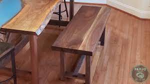 They also offer lots of space because you can use all 4 sides. How To Build A Dining Table Bench Seat Youtube