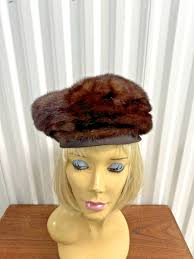 Fur Beret 1950s Vintage Hats for Women for sale