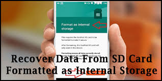 Eventually, the sd card will fill up and run out of space. How To Recover Data From Sd Card Formatted As Internal Storage