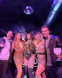 Dinner with friends, drinks at a...