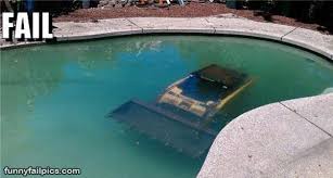 Who S Hitting The Pool This Summer Skidsteer Heavyequipment Epic Fails Funny Fails Construction Humor