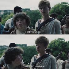 Posted by unknown posted on 19.43 with no comments. Chuck And Newt Maze Runner Trilogy The Scorch Trials Maze Runner Thomas