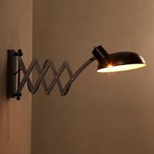 Fully retractable and adjustable led module rotates 359° and tilts 80°. Bar Vintage Telescopic Wall Sconce E27 Bathroom Retractable Mirror Light Black Iron Wall Lamp Coffee Shop Bedside Lamp Abajur Iron Wall Lamps Wall Lamp Metal Wall Light