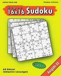 Maybe you would like to learn more about one of these? 16x16 Sudoku Leicht Ser Leichte 16x16 Super Sudoku Ausgabe 03 Leichte 16x16 Sudoku Mit Zahlen Und Losungen By Thomas Schreier 2016 Trade Paperback For Sale Online Ebay
