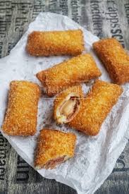 Gulingkan dalam tepung pangko hingga merata hingga. Diah Didi S Kitchen Roti Tawar Goreng Isi Daging Asap Mayo