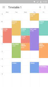 • widget 'vandaag' met activiteitentimer. Timetable For Android Apk Download