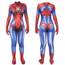 Spider Girl Spider-Man Mary Jane Spinneret Cosplay Costume Suit For Kids  Adult | eBay