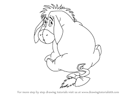 Eeyore was moved to the front chapter iv, page 71: Learn How To Draw Eeyore From Winnie The Pooh Winnie The Pooh Step By Step Drawing Tutorials