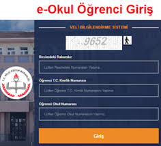 E Okul Ogrenci Girisi Okul Bilgi Egitim