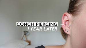 Although it takes longer to heal than your earlobe piercing , the end results are worth the wait. 1 Year Conch Piercing Update It S Finally Healed Youtube