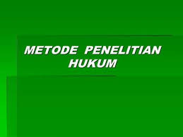 Metode Penelitian Hukum Hukum Penelitian Fleksibilitas