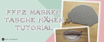 Praktische tasche für masken in den warenkorb legen. Ffp2 Masken Tasche Nahen Gratis Schnittmuster Und Nahanleitung