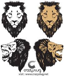 Lion tattoo designs can be tricky to scale down to the smallest sizes. Lion Tattoo Free Vector