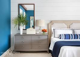 Blue and gray bedroom walls grey elegant navy light. Blue And Gray Bedroom With Gray Dresser As Nightstand Cottage Bedroom