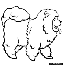 I've also got a cute dog house for you to color. Dogs Online Coloring Pages