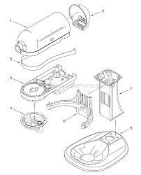 View and download kitchenaid ksm150agbcs parts list online. Kitchenaid Pro 500 5 Qt Stand Mixer Ksm500psob0 Ereplacementparts Com
