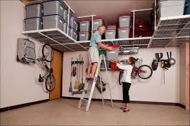 Overhead garage storage racks to over e the clutter. Overhead Garage Storage Ideas For Your Vertical Space