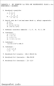 Modelele de subiecte pentru matematică şi ştiinţe, limba română şi comunicare pot fi descărcate de aici Index Of Wp Content Uploads 2014 05