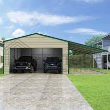 Versatube 20x20x10 Frontier Garage Lean To Kit Fbm2202010516 Lt12 Metal Building Kits Lean To Barn Renovation