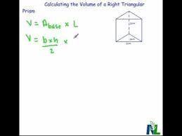 To find the surface, enter its height, base and length i.e. Calculating The Volume Of A Right Triangular Prism Youtube