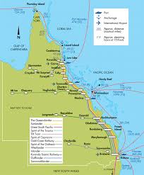 Portrait orte / regionen im detail nachrichten highlights basisdaten regionen anreise transport broschüren, links & kontakte karten weiterreise. Queensland Maps Queensland Australia